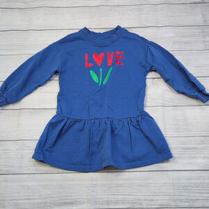 5 Hanna Andersson Love Graphic Sweatshirt Dress